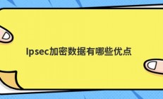 Ipsec加密数据有哪些优点